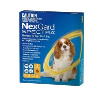 NexGard Spectra S (3,5–7,5 kg) žuvacie tablety 3 x 1 tbl.